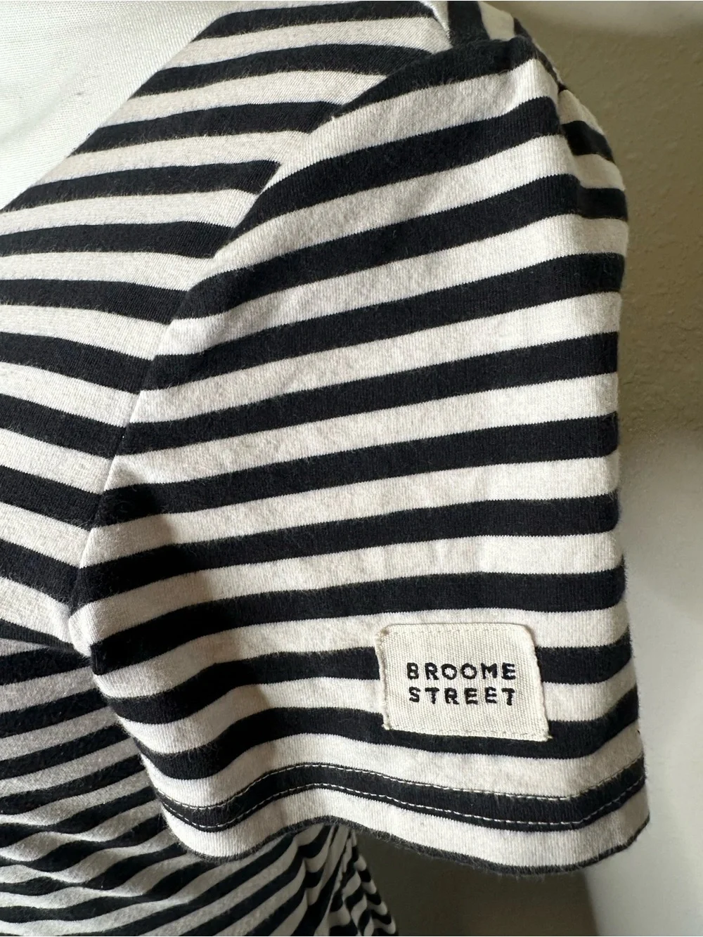 Kate Spade Broome Street Black White Striped Cutout Dress Size XS Twist Back